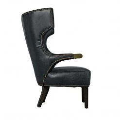 Noir Furniture Sofas Noir Heracles Chair, Leather