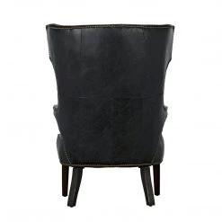 Noir Furniture Sofas Noir Heracles Chair, Leather