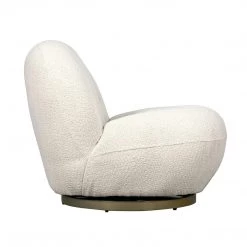 Noir Furniture Sofas Noir Artemis Chair, Boucle Fabric