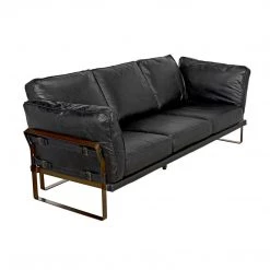 Noir Furniture Sofas Noir Apollo Sofa, Leather