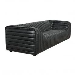 Noir Furniture Sofas Noir Hermes Sofa, Leather