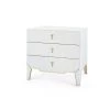 Bungalow 5 - Madeline 3-drawer Side Table, Platinum