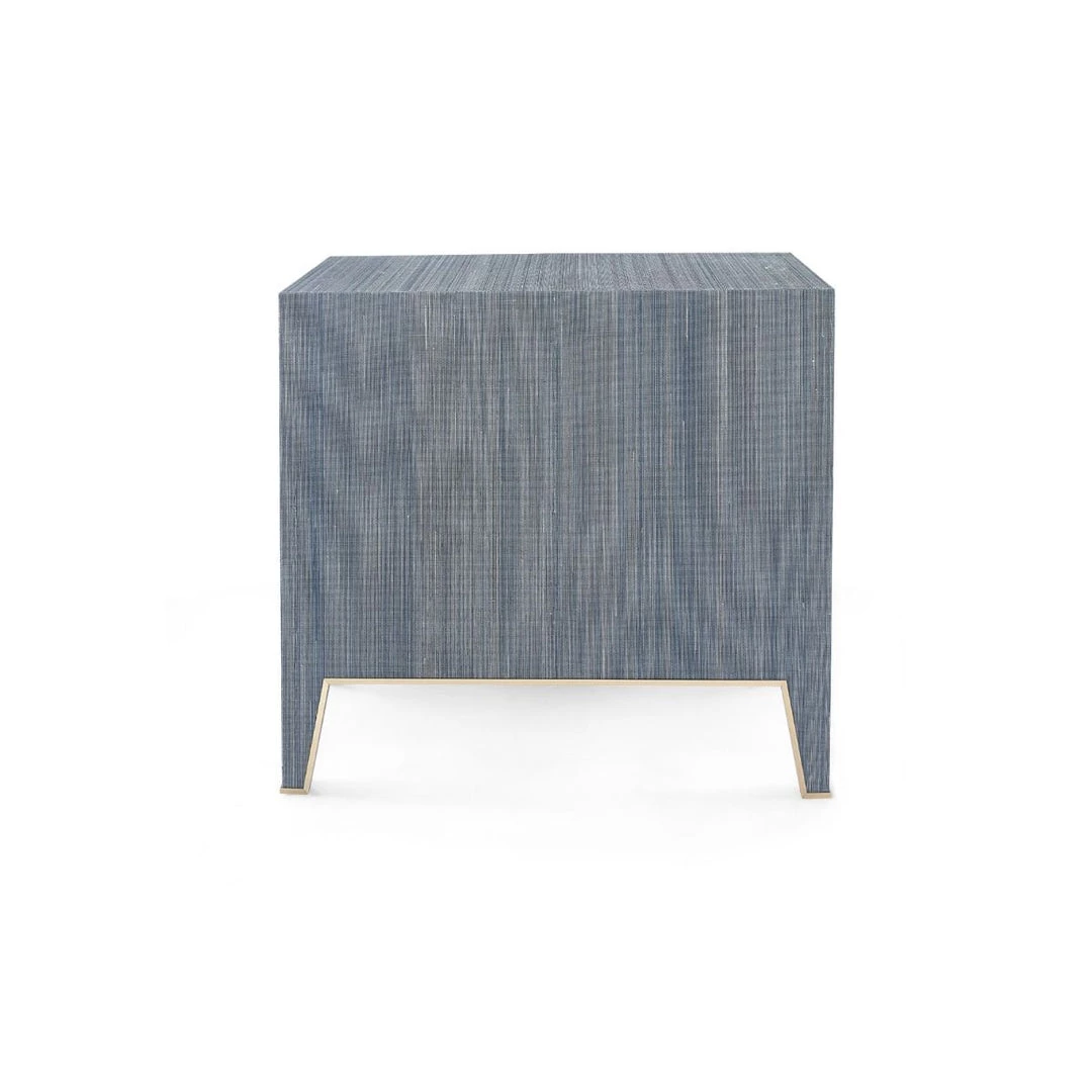 Bungalow 5 - Madeline 3-drawer Side Table, Navy Blue
