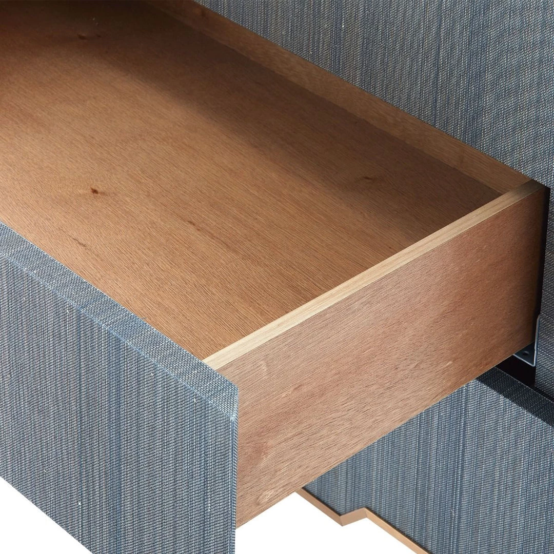 Bungalow 5 - Madeline 3-drawer Side Table, Navy Blue