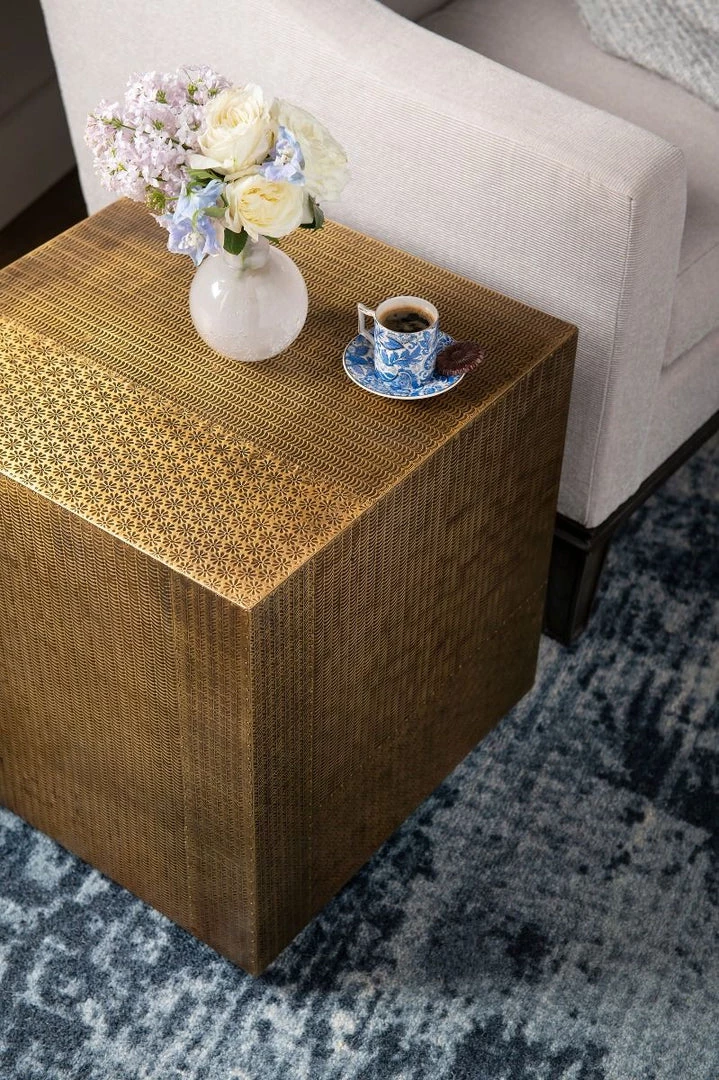 Bungalow 5 - Majorel Side Table, Antique Brass