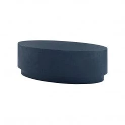 Bungalow 5 - Mila Oval Coffee Table, Navy Blue