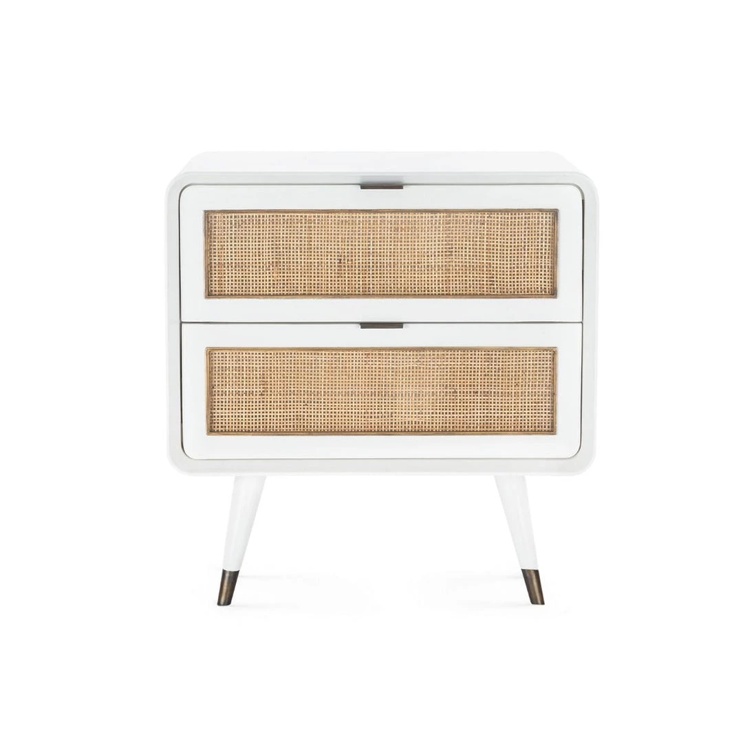 Bungalow 5 - Malmo 2-drawer Side Table, White