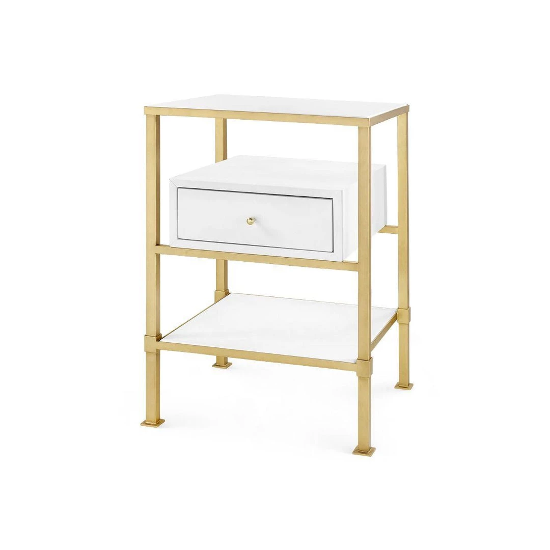 Bungalow 5 - Marcel 1-drawer Side Table, White