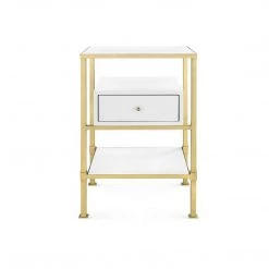 Bungalow 5 - Marcel 1-drawer Side Table, White