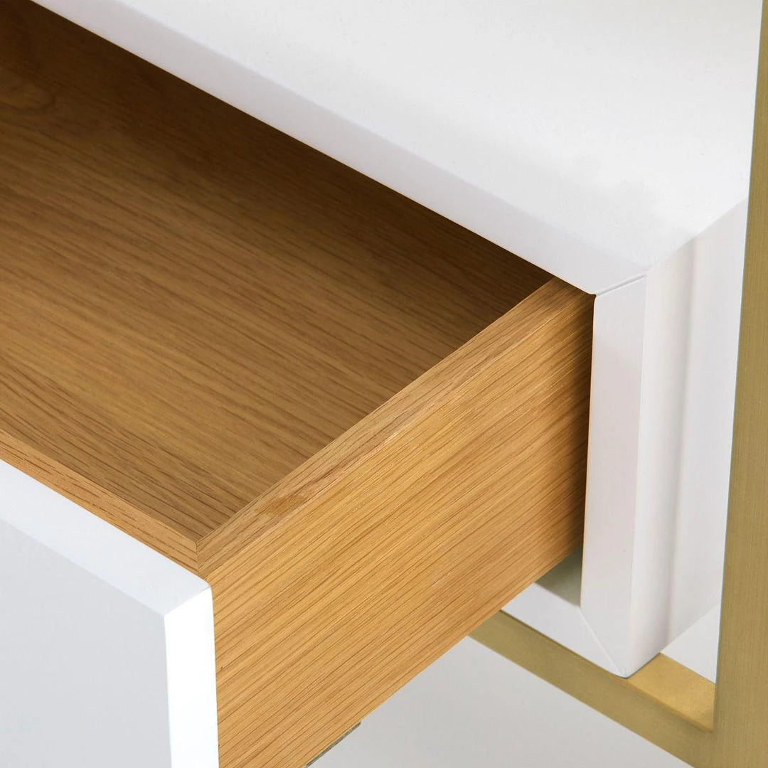 Bungalow 5 - Marcel 1-drawer Side Table, White