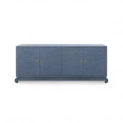 Bungalow 5 - Meredith Extra Large 4-door Cabinet, Navy Blue