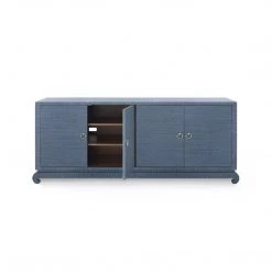 Bungalow 5 - Meredith Extra Large 4-door Cabinet, Navy Blue