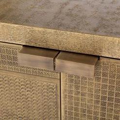 Bungalow 5 - Mark 4-door Cabinet, Antique Brass