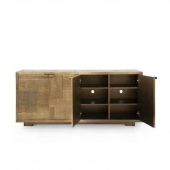 Bungalow 5 - Mark 4-door Cabinet, Antique Brass
