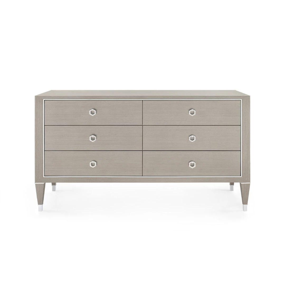 Bungalow 5 - Morris Extra Large 6-drawer, Taupe Gray