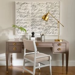 Bungalow 5 - Morris Desk, Taupe Gray