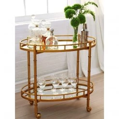 Bungalow 5 - Normandy Bar Cart In Gold