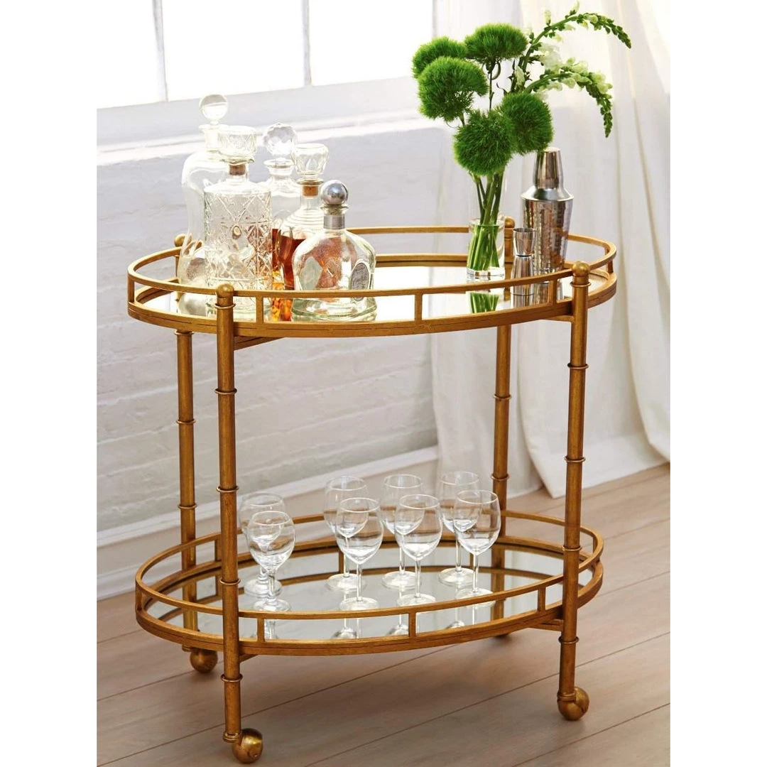 Bungalow 5 - Normandy Bar Cart In Gold