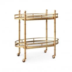 Bungalow 5 - Normandy Bar Cart In Gold