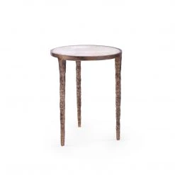 Bungalow 5 - Nora Side Table, Antique Brass