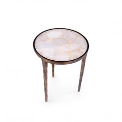 Bungalow 5 - Nora Side Table, Antique Brass