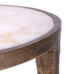 Bungalow 5 - Nora Side Table, Antique Brass