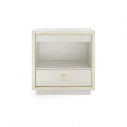 Bungalow 5 - Parker 2-drawer Side Table, Silver