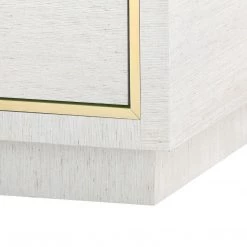 Bungalow 5 - Parker 2-drawer Side Table, Silver