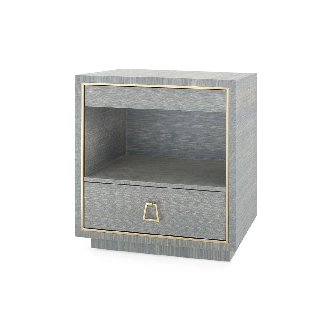 Bungalow 5 - Parker 2-drawer Side Table, Slate Blue