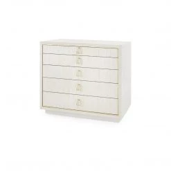 Bungalow 5 - Parker Large 5-drawer, Silver