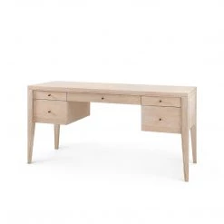 Bungalow 5 - Paola Desk, Bleached Cerused Oak