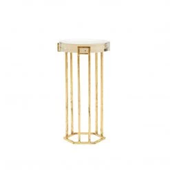 Bungalow 5 - Prism Round Side Table, Gold