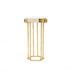 Bungalow 5 - Prism Round Side Table, Gold