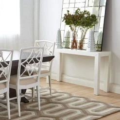 Bungalow 5 - Parsons Console Table In White