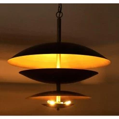 Noir Furniture Sofas Noir Nora Chandelier, Metal With Aged Brass Finish