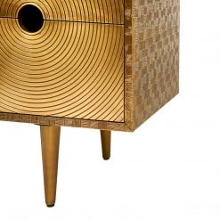 Bungalow 5 - Randers 4-Drawer & 2-Door Cabinet - Antique Brass