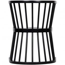 Noir Furniture Chairs Noir Bolah Chair, Hand Rubbed Black