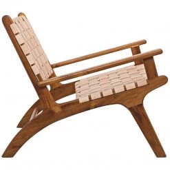 Noir Furniture Kamara Arm Chair, Teak