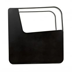 Noir Furniture Noir Nico Chair, Black Steel