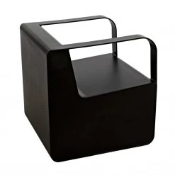 Noir Furniture Noir Nico Chair, Black Steel