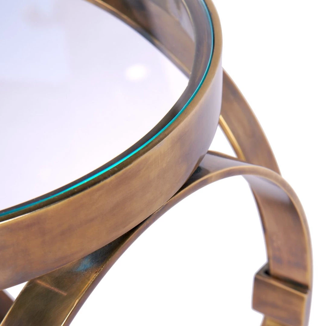 Bungalow 5 - Stephen Side Table, Antique Brass