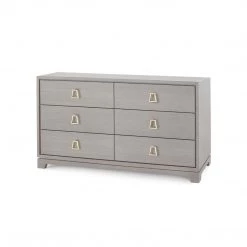 Bungalow 5 - Stanford Extra Large 6-Drawer - Light Gray
