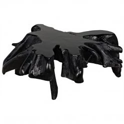 Noir Furniture Noir Teak Root Coffee Table, Black