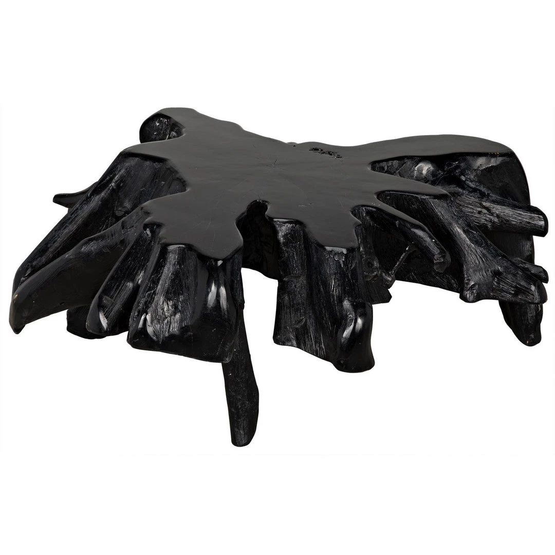 Noir Furniture Noir Teak Root Coffee Table, Black