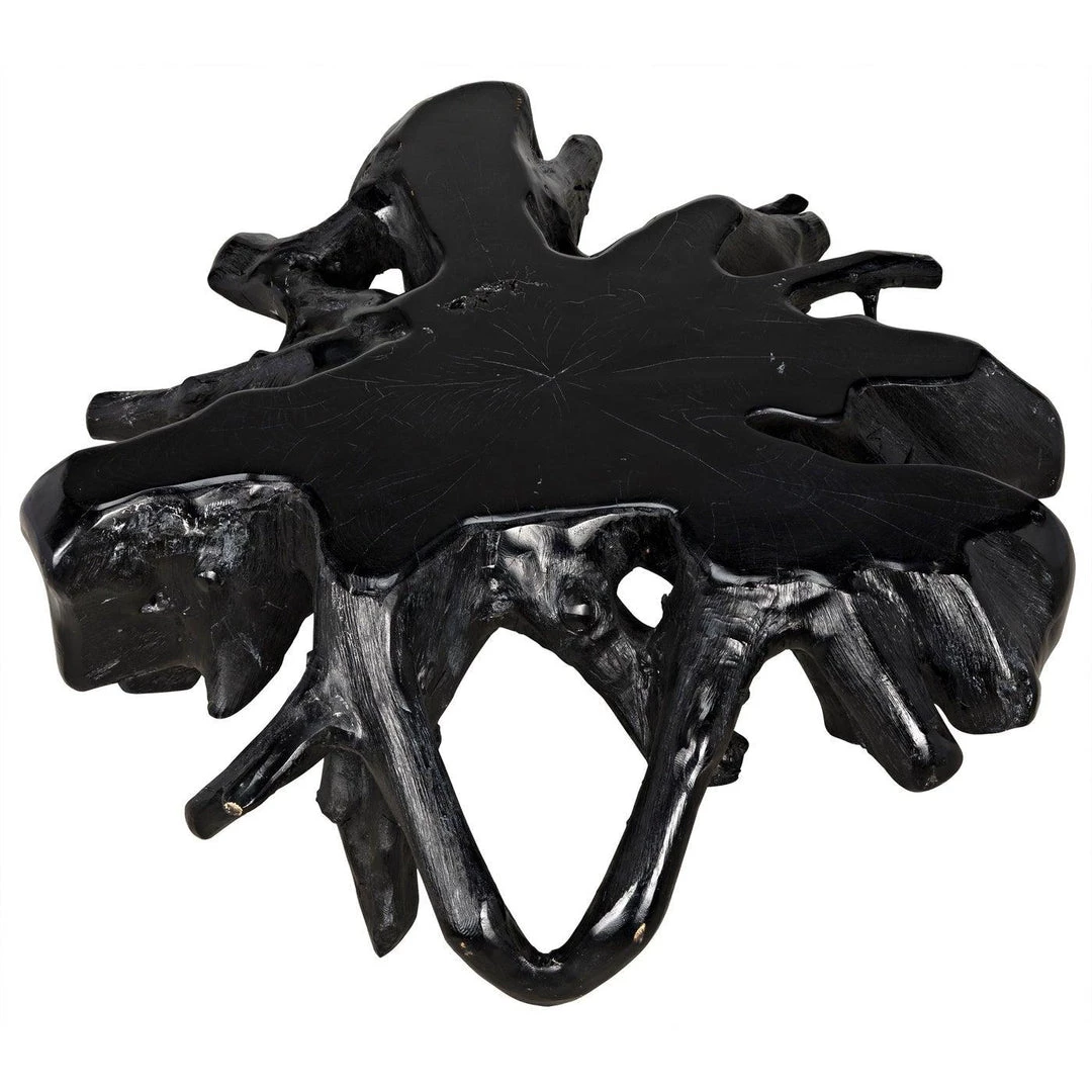 Noir Furniture Noir Teak Root Coffee Table, Black