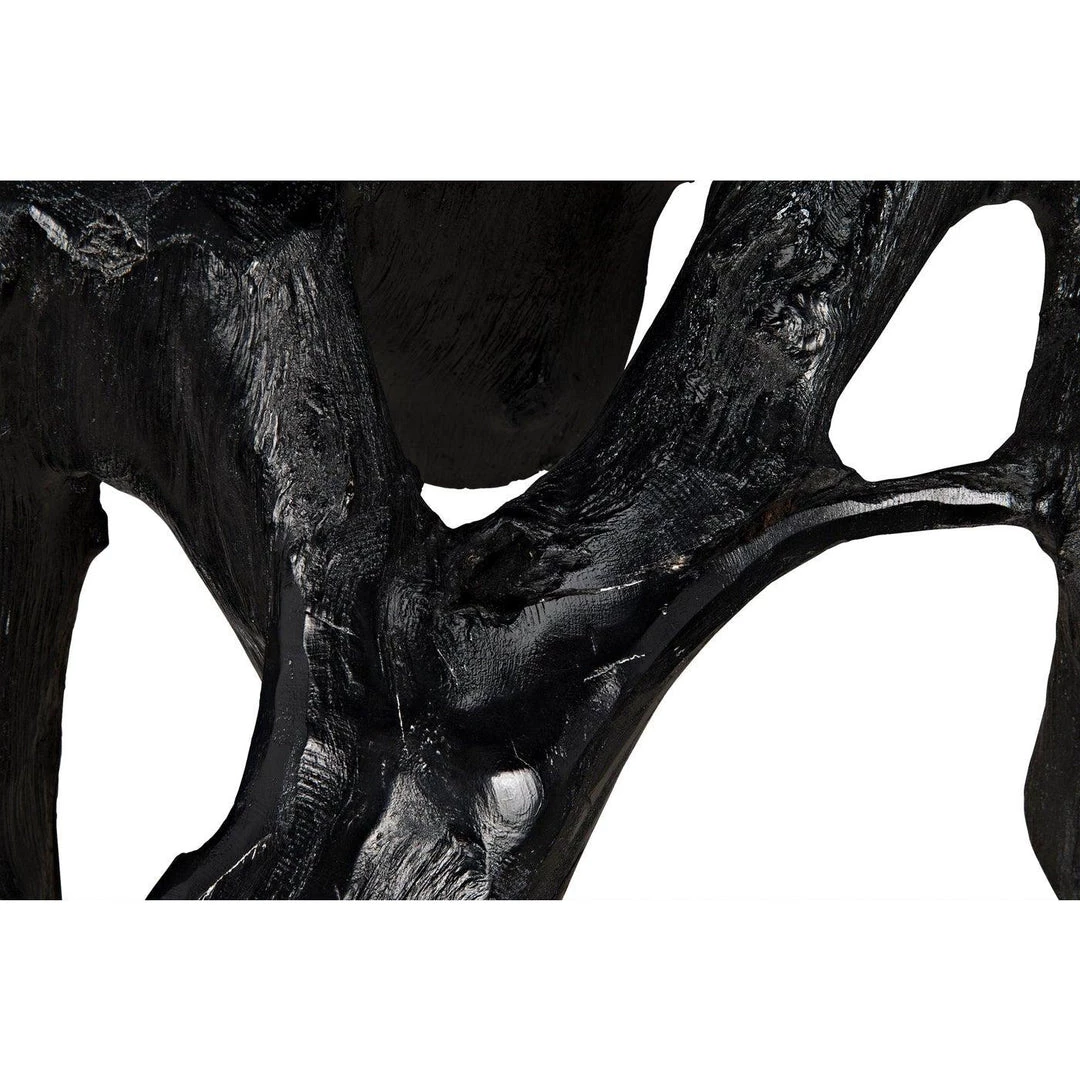 Noir Furniture Noir Teak Root Coffee Table, Black
