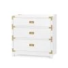 Bungalow 5 - Victoria 3-Drawer Side Table In White