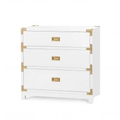 Bungalow 5 - Victoria 3-Drawer Side Table In White