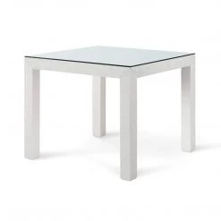 Bungalow 5 - Valentina Grasscloth Game Table In White